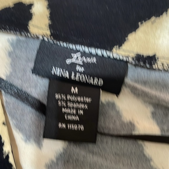 Nina Leonard zebra animal, print crop jacket - Picture 5 of 6
